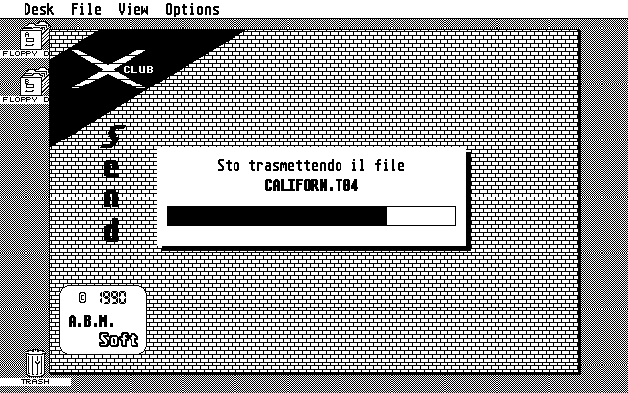 X-Send atari screenshot